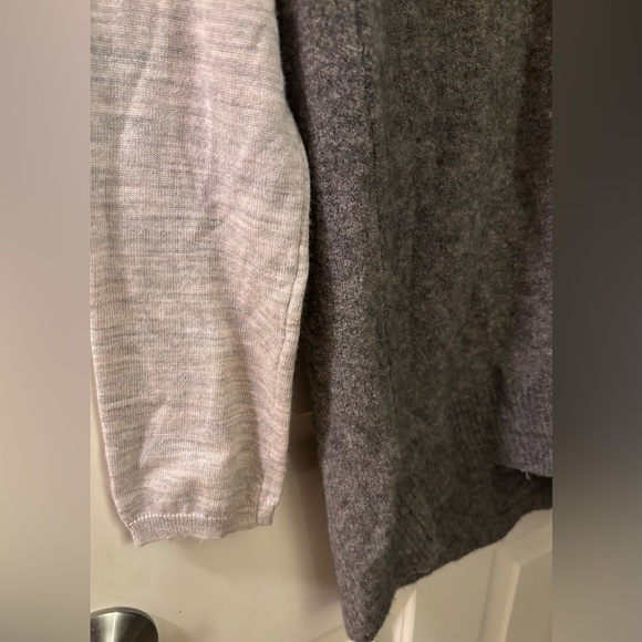 Moth Anthropologie Wool Blend Lightweight Wool Blend Sweater in Gray, Size M - Picture 4 of 8